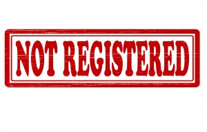 Not registered